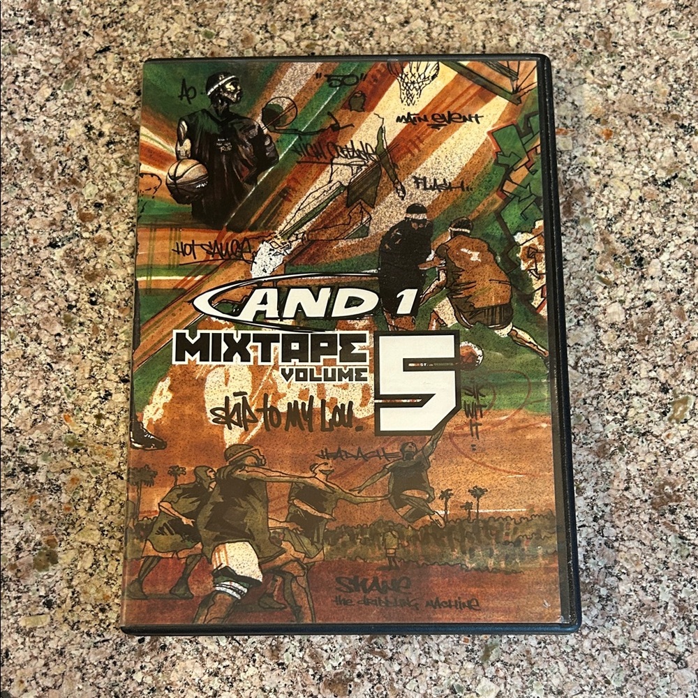 AND1 Mixtape Volume 5 - Black and Brown Cover